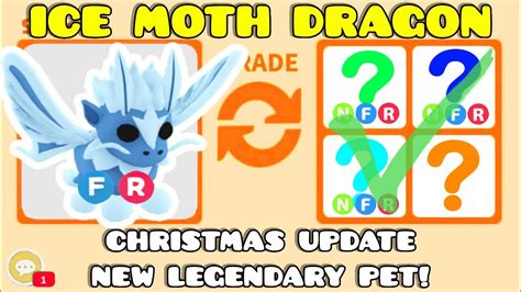 The Ice Moth was only available during the Winter Event 2022 so it can only be obtained now through trading with other players when playing Roblox Adopt Me. . What is ice moth dragon worth